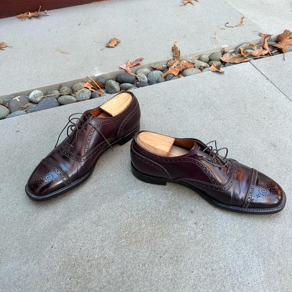 Alden Color 8 shell cordovan oxfords, new, US10D - Picture 2 of 7